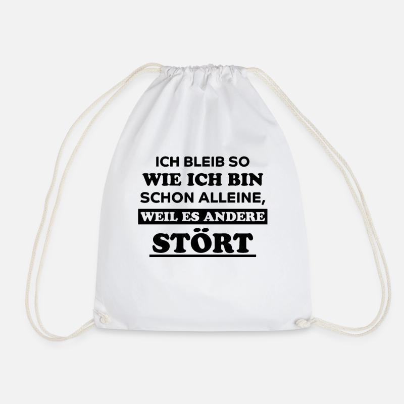 Lustiger Spruch Frech Arrogant Sprüche Geschenk - Turnbeutel - Weiß