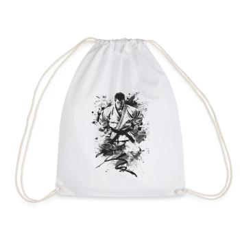 Jiu Jitsu, Art Martial, Boxe Thaïlandaise, - Sac de sport léger - blanc - Devant