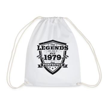 Légende Mai 1979 Millésime 1979 Anniversaire 1979 - Sac de sport léger - blanc - Devant