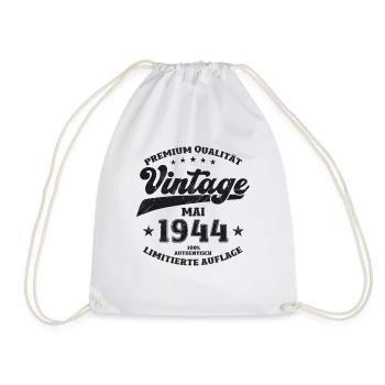 Millésime Mai 1944 Cru 1944 Anniversaire 1944 - Sac de sport léger - blanc - Devant