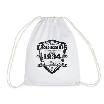 90th Birthday Original July 1934 Born 1934 - Drawstring Bag - white - Front