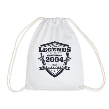 20th Birthday Original Legend 2004 Vintage 2004 - Drawstring Bag - white - Front