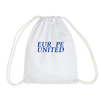 Europe United for Democracy and Diversity - Drawstring Bag - white - Front