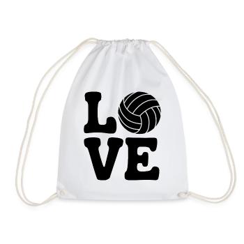 volley-ball dire drôle de cadeau de volley-ball - Sac de sport léger - blanc - Devant
