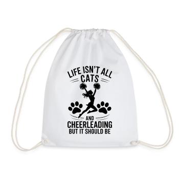 Cheerleading Spruch Lustiges Cheerleading Geschenk - Turnbeutel - Weiß - Vorne