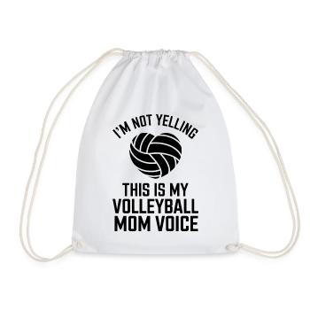 volley-ball dire drôle de cadeau de volley-ball - Sac de sport léger - blanc - Devant