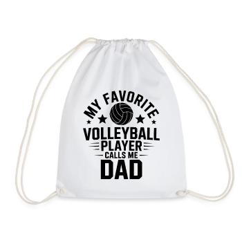 volley-ball dire drôle de cadeau de volley-ball - Sac de sport léger - blanc - Devant