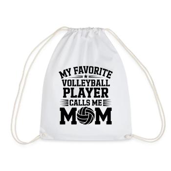 volley-ball dire drôle de cadeau de volley-ball - Sac de sport léger - blanc - Devant