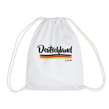 Germany-Design Merchandise by Pioswelt - Drawstring Bag - white - Front