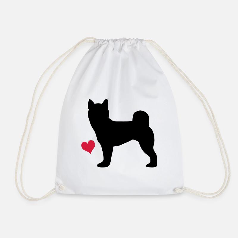 Shiba Inu - Turnbeutel - Weiß