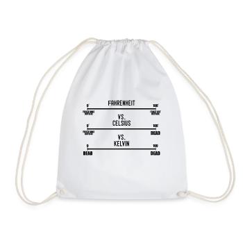 Science Humour Chemistry Thermodynamics Joke Funny - Drawstring Bag - white - Front