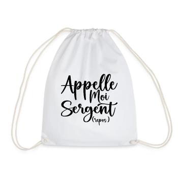 Appelle Moi Sergent Repos - Sac de sport léger - blanc - Devant