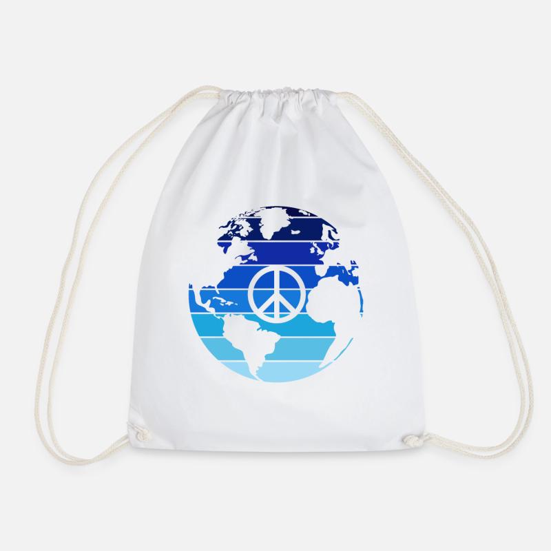 Peace - Sac de sport léger - blanc