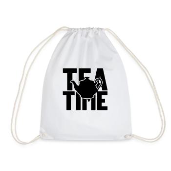 Tea Time Shirt - Sac de sport léger - blanc - Devant