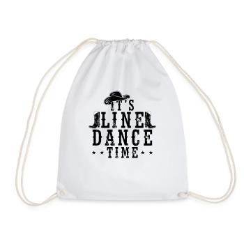 Linedance Dance - Line Dance Country Western Music - Sac de sport léger - blanc - Devant