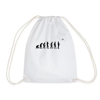 Évolution de l'hélicoptère pilote d'hélicoptère modèle - Sac de sport léger - blanc - Devant