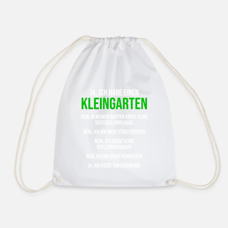 Kleingarten Spruch Kleingärtner Schrebergarten - Turnbeutel - Weiß