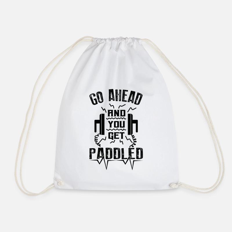 Nurse Cardiology Defibrillator - Drawstring Bag - white