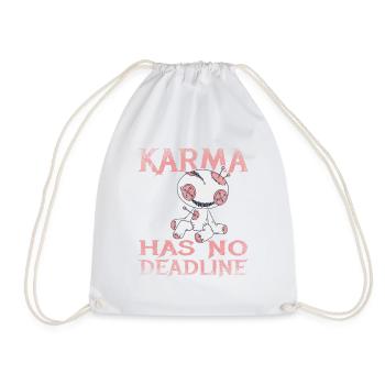 Karma n’a pas de date limite - Sac de sport léger - blanc - Devant