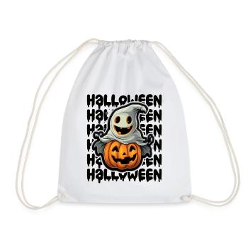 Halloween design creepy for the next party - Drawstring Bag - white - Front