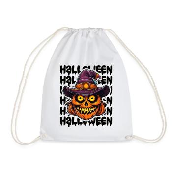 Design d’Halloween effrayant pour la prochaine fête - Sac de sport léger - blanc - Devant