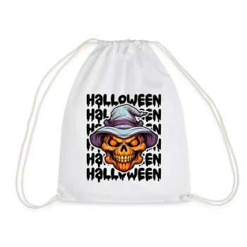 Design d’Halloween effrayant pour la prochaine fête - Sac de sport léger - blanc - Devant