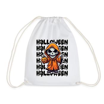 Halloween design creepy for the next party - Drawstring Bag - white - Front