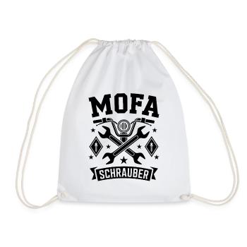 Mobylette, Mobylette, Mobylette, Cadeau, Mobylette, - Sac de sport léger - blanc - Devant