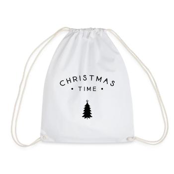 Christmas Time - Drawstring Bag - white - Front