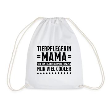 Tierpflegerin Spruch Lustig Tierpflegerin Geschenk - Turnbeutel - Weiß - Vorne