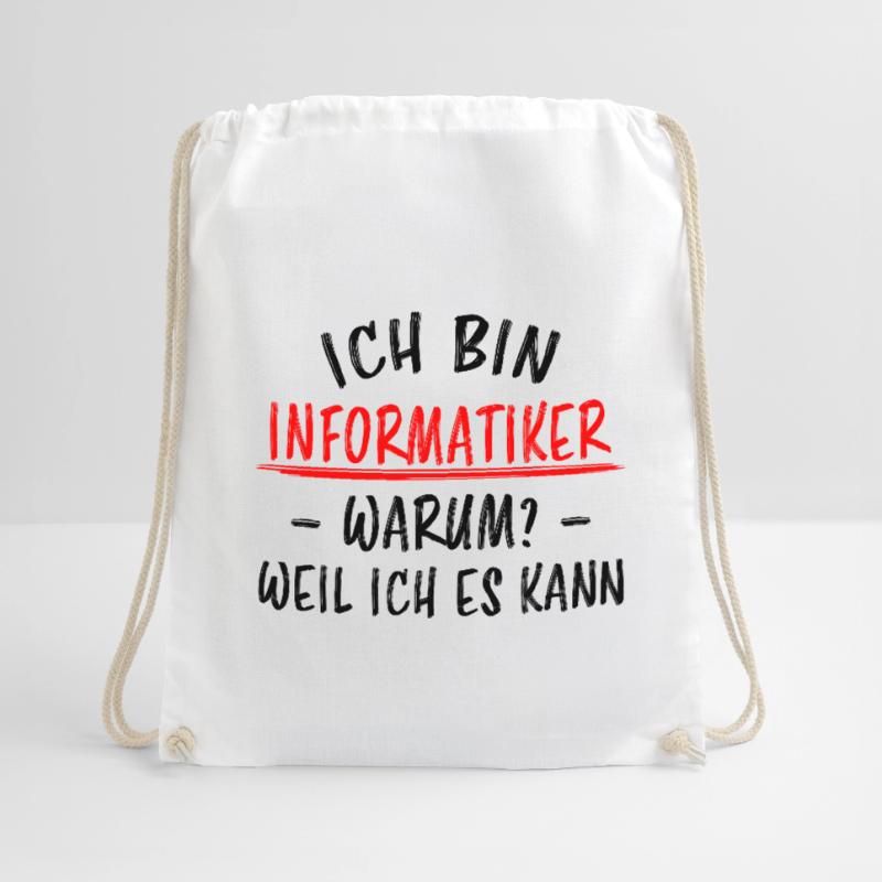 Informatiker Lustig Spruch Programmierer Geschenk Turnbeutel