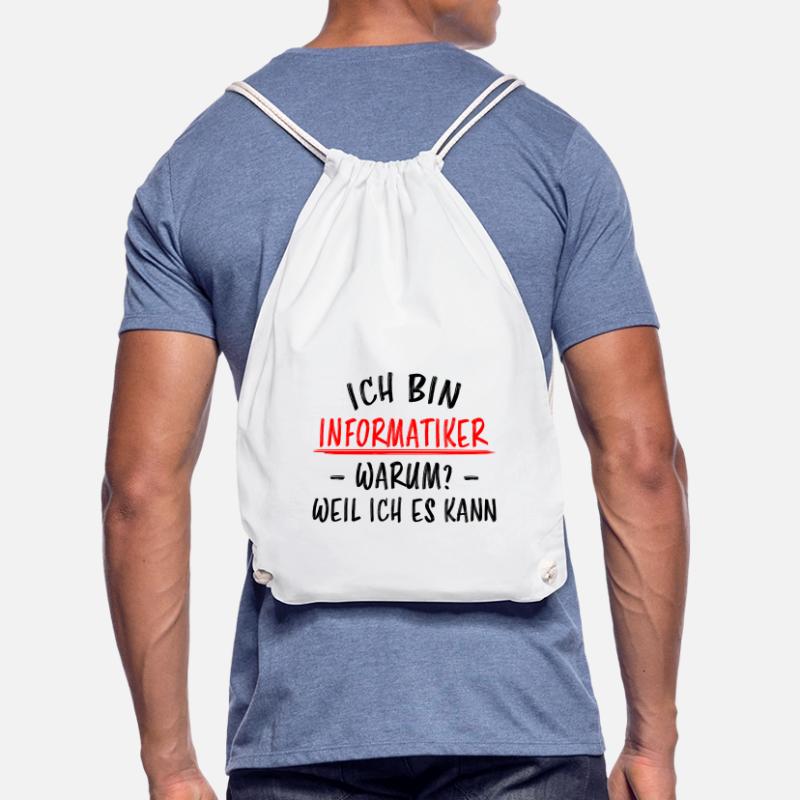 Informatiker Lustig Spruch Programmierer Geschenk Turnbeutel