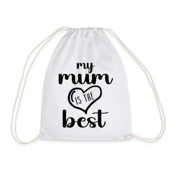Ma mère est la meilleure - Sac de sport léger - blanc - Devant