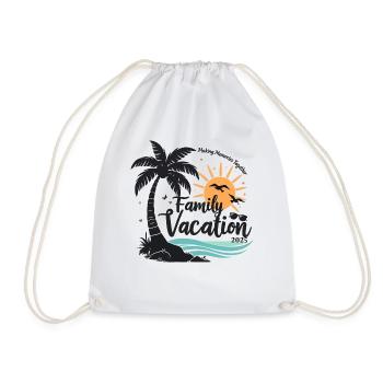 Family Vacation 2025 Beach Matching Family Summer - Sac de sport léger - blanc - Devant