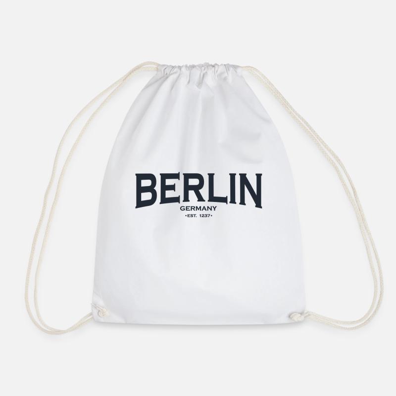Berlin - Turnbeutel - Weiß