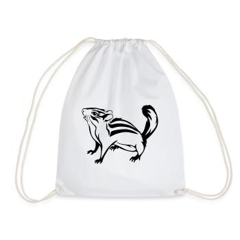 Tamia mignon souligné - Sac de sport léger - blanc - Devant