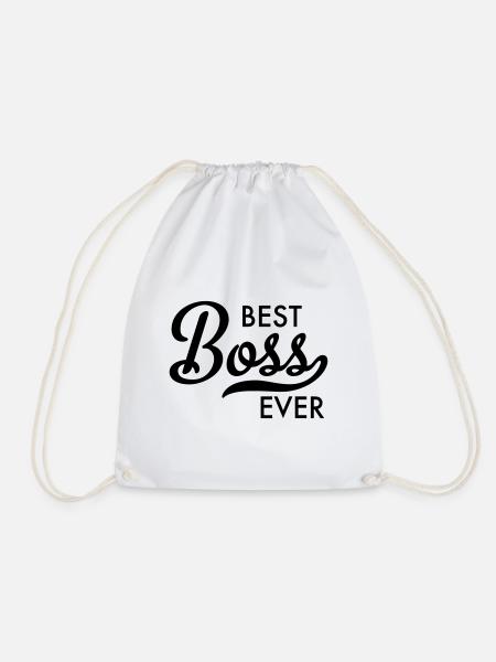 Best Boss - Turnbeutel - Weiß