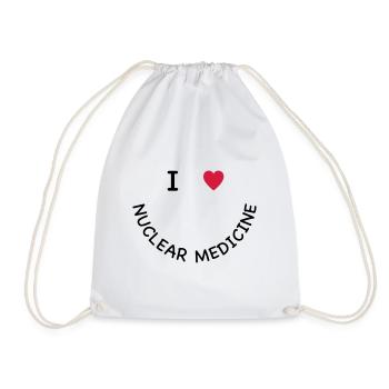 I love nuclear medicine - Turnbeutel - Weiß - Vorne