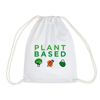 À base de plantes - Sac de sport léger - blanc - Devant