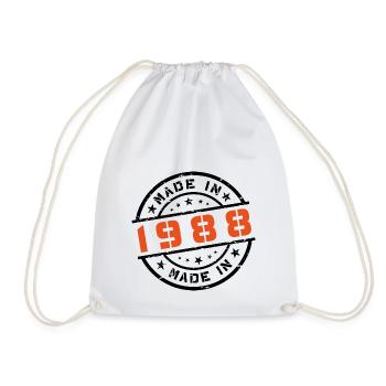 Année de naissance Anniversaire Né en - Fabriqué en 1988 - Sac de sport léger - blanc - Devant
