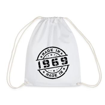 Année de naissance Anniversaire Né en - Fabriqué en 1969 - Sac de sport léger - blanc - Devant
