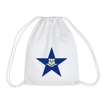 Connecticut Fan T-Shirt – Style & Coast - Sac de sport léger - blanc - Devant