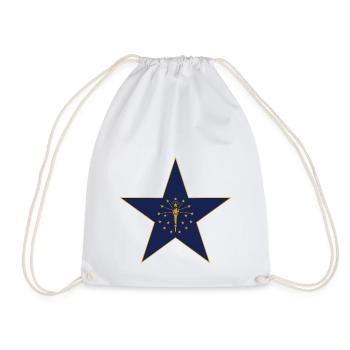 Indiana Fan T-Shirt – Montrez votre fierté ! - Sac de sport léger - blanc - Devant