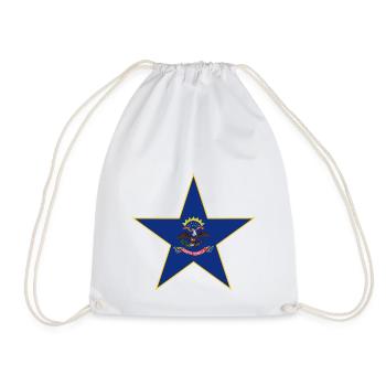 North Dakota Fan T-Shirt – Perfect for Fans - Drawstring Bag - white - Front