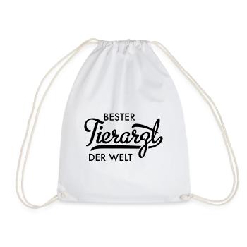 tierarzt - Turnbeutel - Weiß - Vorne