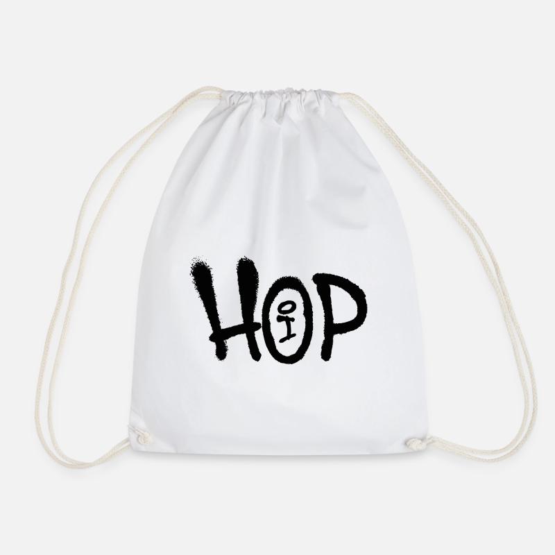 HipHop - Turnbeutel - Weiß