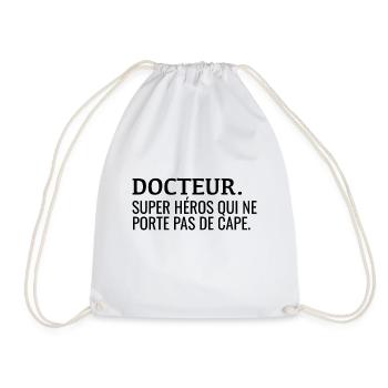 Docteur Définiton Humour - Sac de sport léger - blanc - Devant