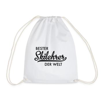 Bester Skilehrer - Turnbeutel - Weiß - Vorne