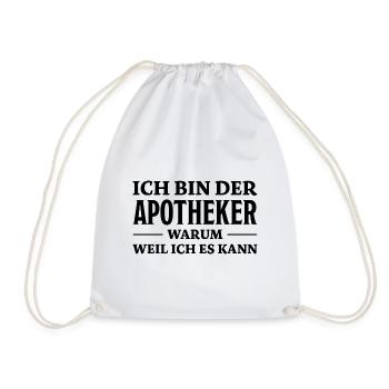 Apotheker Spruch Beruf Lustiges Apotheker Geschenk - Turnbeutel - Weiß - Vorne