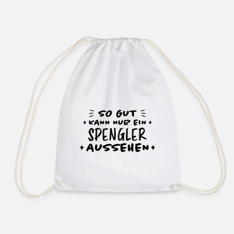 Spengler Beruf Lustiger Spruch Handwerker Geschenk - Turnbeutel - Weiß
